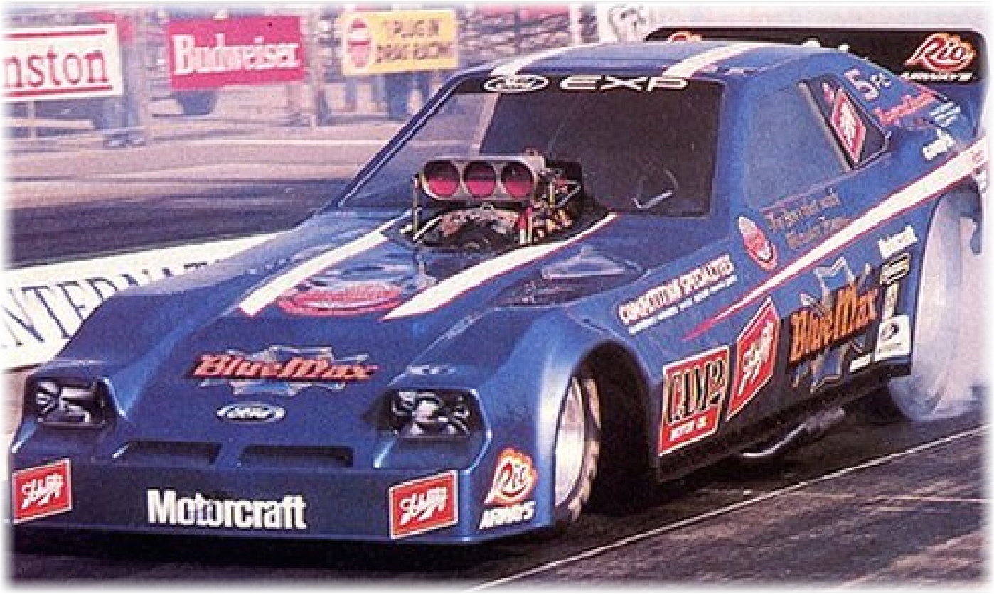 The Blue Max made many appearances during the heyday of Funny Cars.